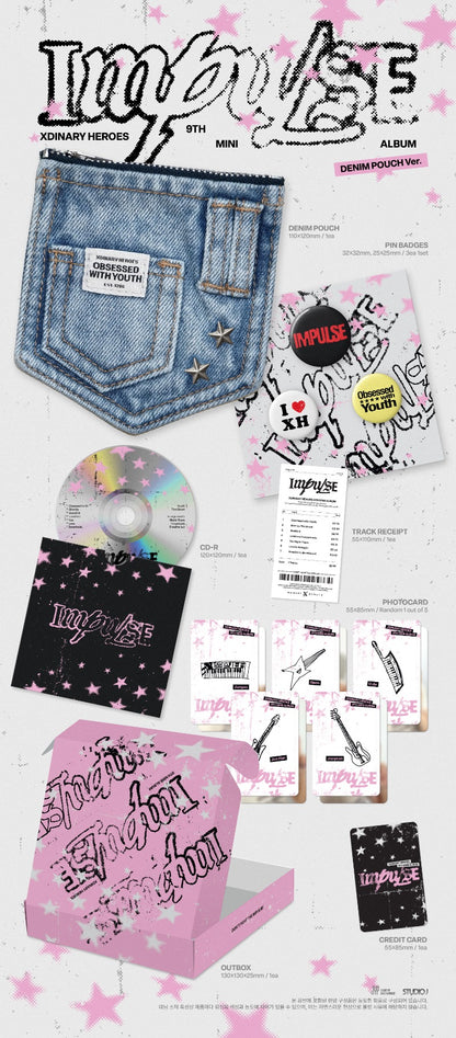 Xdinary Heroes [IMPULSE] (DENIM POUCH Ver.)