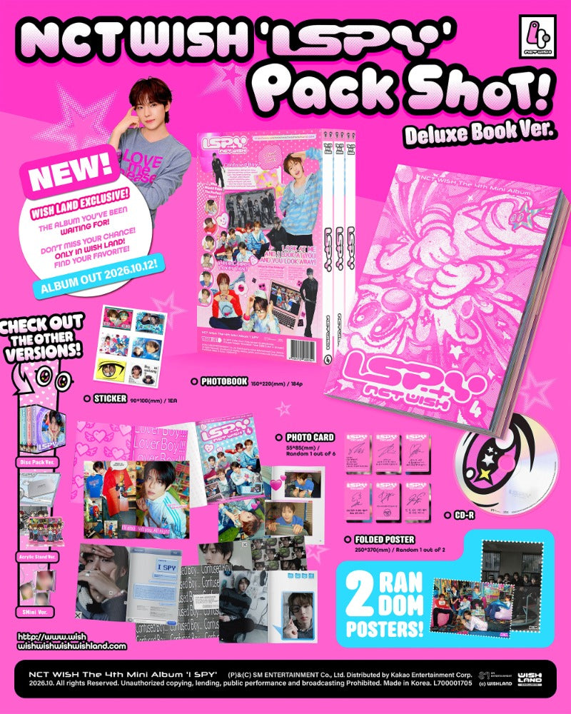 NCT WISH [I SPY] (Deluxe Book Ver.)