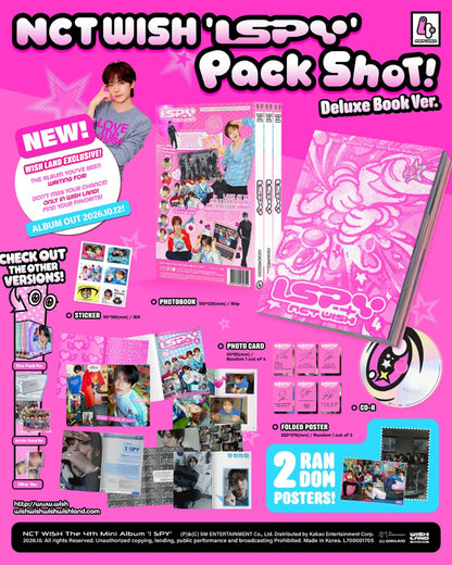 NCT WISH [I SPY] (Deluxe Book Ver.)