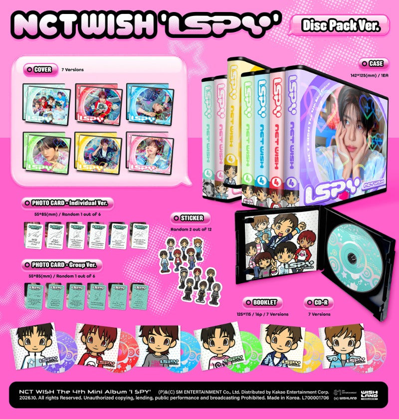 NCT WISH [I SPY] (Disc Pack Ver.)