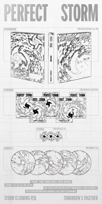 (PRE-ORDER) TOMORROW X TOGETHER (Weverse Gift) [PERFECT STORM] (STORM IS COMING Ver.)