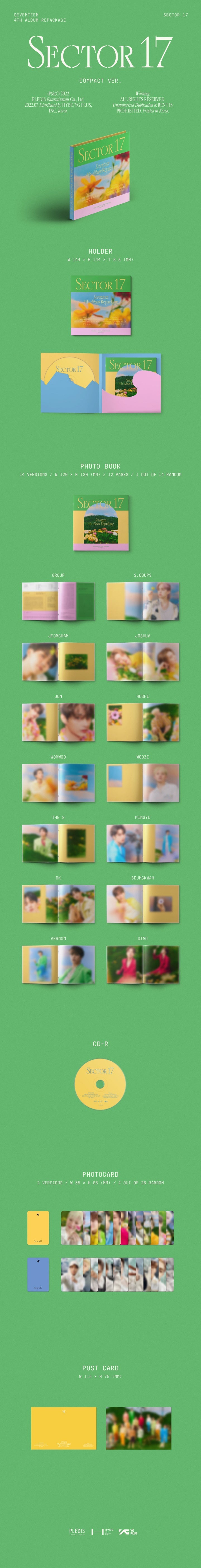 SEVENTEEN [SECTOR 17] (Digipack ver.)