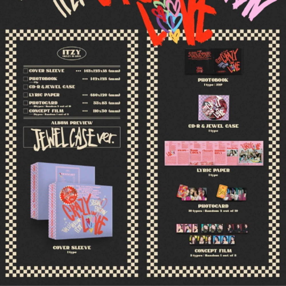 ITZY [CRAZY IN LOVE] (Special Edition) JEWEL CASE ver.