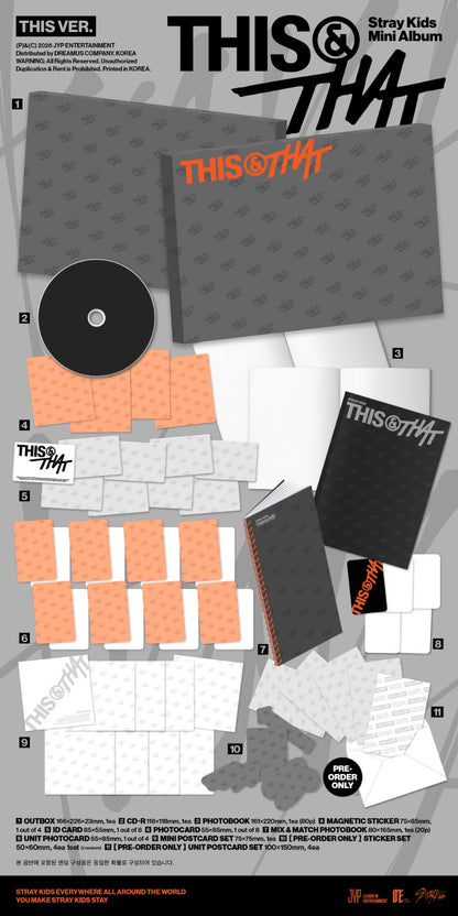 (PRE-ORDER) Stray Kids [THIS & THAT]