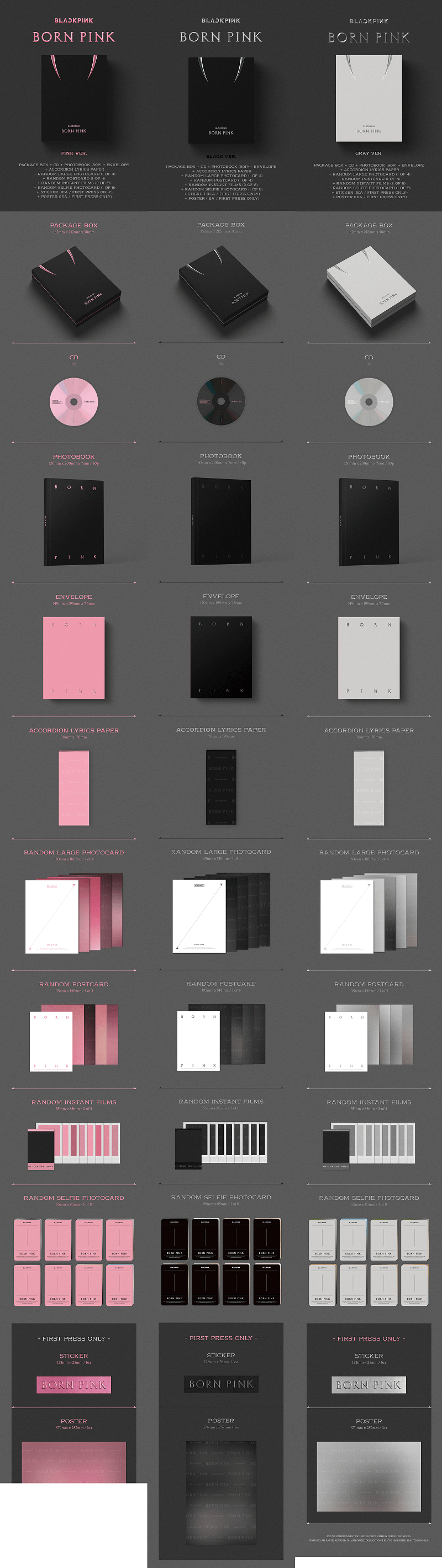 BLACKPINK [BORN PINK] (BOX set.)